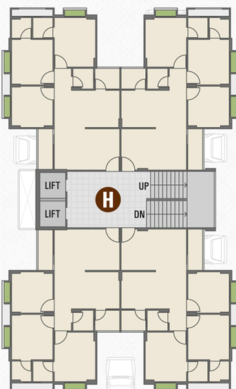 Floor Plan of Himalaya Falaknuma in Juhapura, Ahmedabad - Image 68682