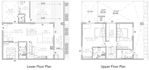3 BHK Duplex in Pooja Magic Breeze in Narsingi, Hyderabad - Image 563287