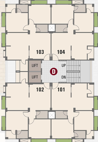 Floor Plan of Himalaya Pinnacle in Chandkheda, Ahmedabad - Image 68203