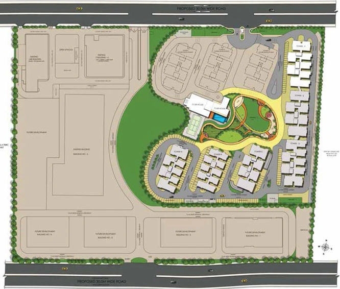 Master Plan of K Raheja Vistas in Secunderabad, Hyderabad - Image 66674