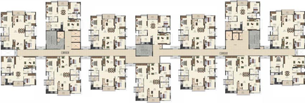 Floor Plan of Ramky Galaxia in Gachibowli, Hyderabad - Image 66682