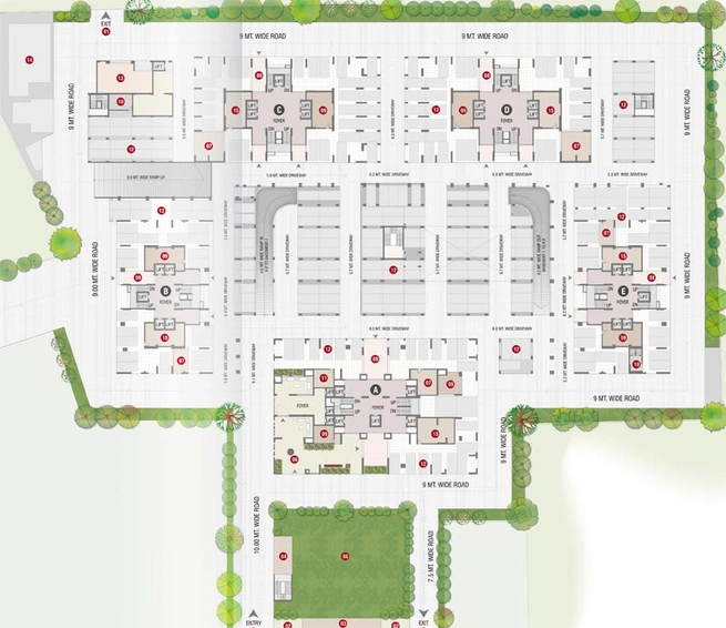 Master Plan of Constera Anamika High Point in Bodakdev, Ahmedabad - Image 68563