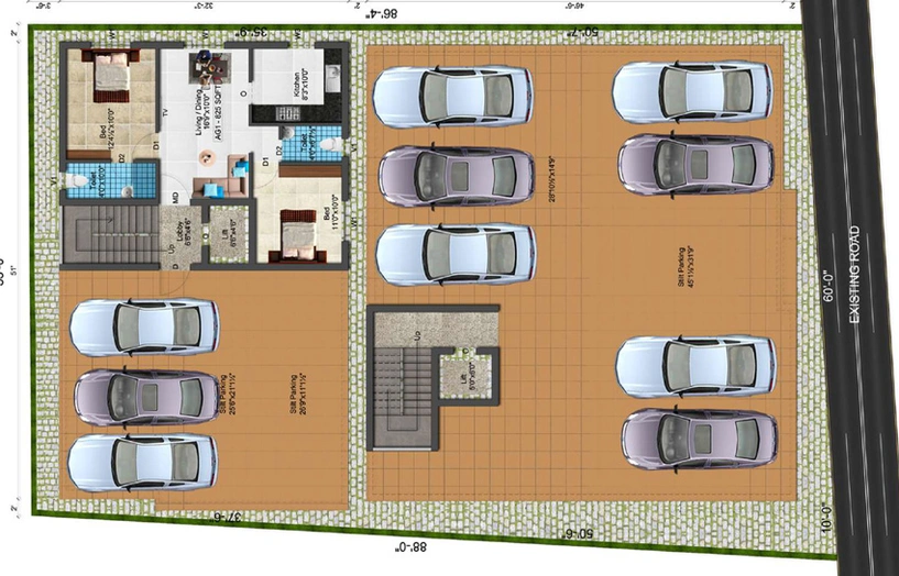 Master Plan of Vijay Sri Sai Elite in Santhoshapuram, Chennai - Image 67692
