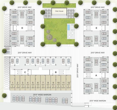 Master Plan of Parmeshwar 8 in Chandkheda, Ahmedabad - Image 68214
