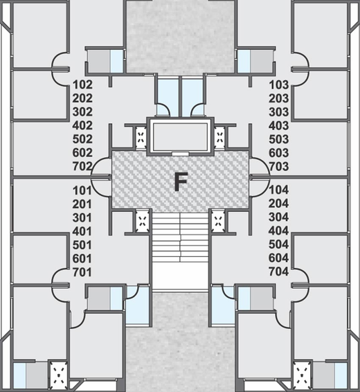 Floor Plan of Parmeshwar 7 in Chandkheda, Ahmedabad - Image 68230