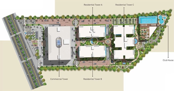 Master Plan of Pranava One in Somajiguda, Hyderabad - Image 66305