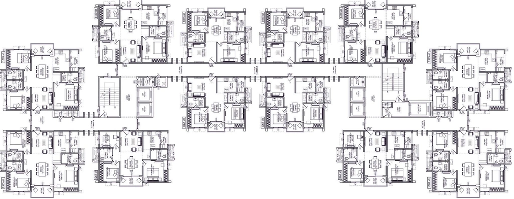 Floor Plan of Ramky One Symphony in Patancheru, Hyderabad - Image 66709