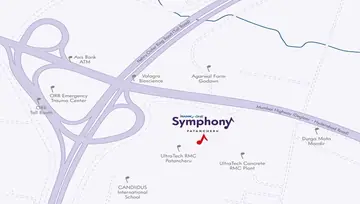 Location of Ramky One Symphony - Image 66708