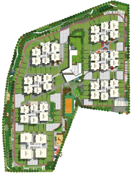 Master Plan of The Vue Residences in Puppalaguda, Hyderabad - Image 66718