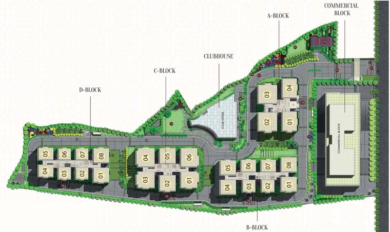 Master Plan of Sattva Magnus in Jubilee Hills, Hyderabad - Image 66992