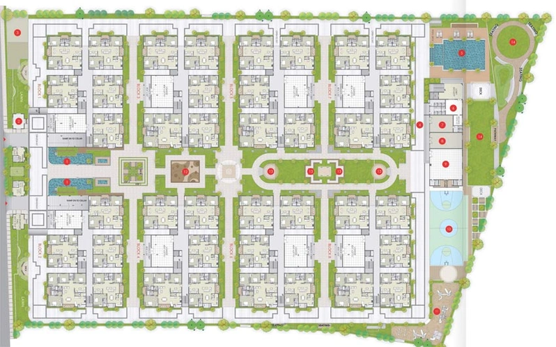Master Plan of GK Casa Grande in Secunderabad, Hyderabad - Image 66366