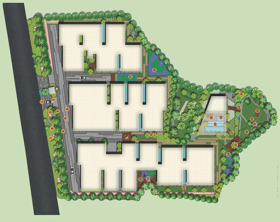 Master Plan of GK Zenith in Yapral, Hyderabad - Image 66373