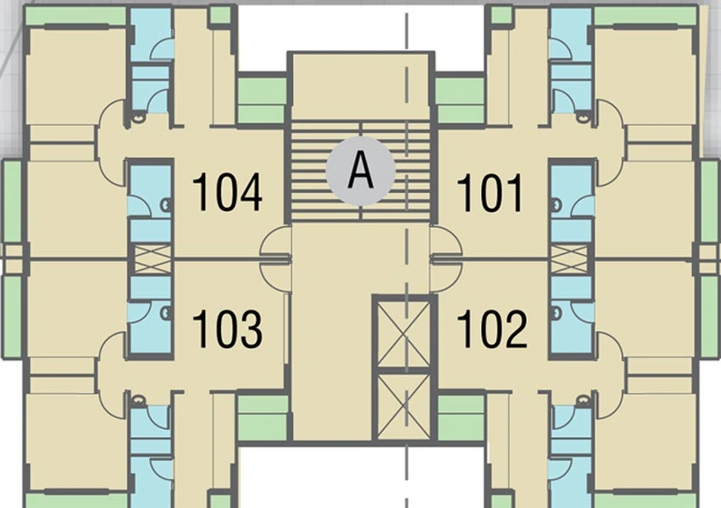 Floor Plan of Laxmi Aashiyana in Narolgam, Ahmedabad - Image 69021