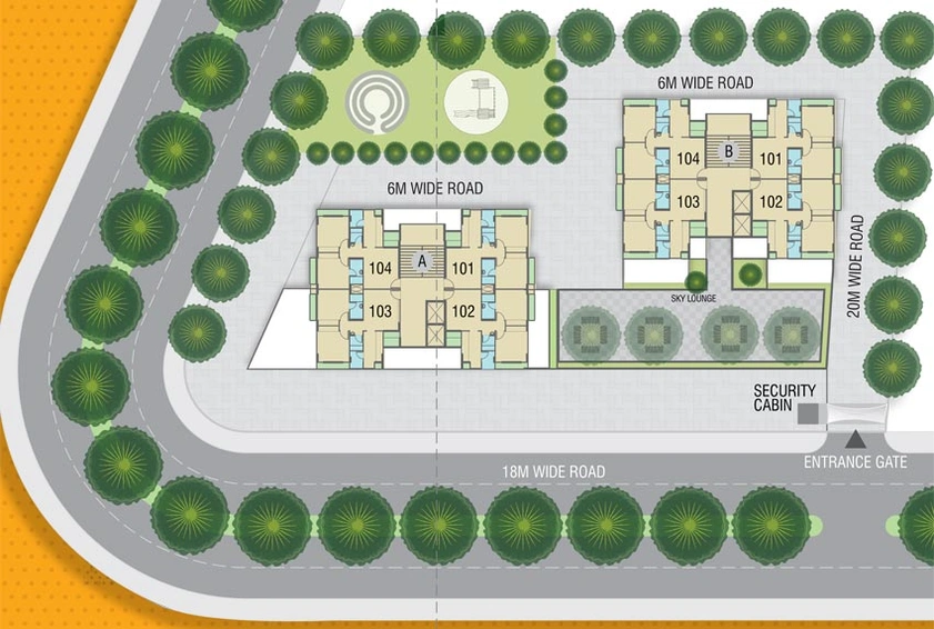 Master Plan of Laxmi Aashiyana in Narolgam, Ahmedabad - Image 69022