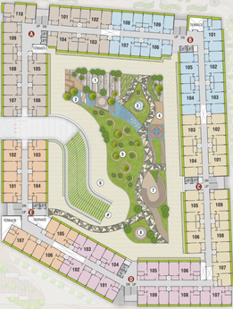 Master Plan of Laxmi Courtyard in Narolgam, Ahmedabad - Image 69009