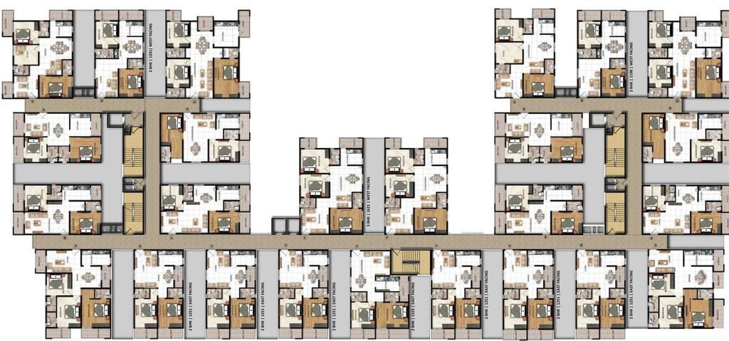 Floor Plan of Manbhum Home Tree in Kompally, Hyderabad - Image 66311