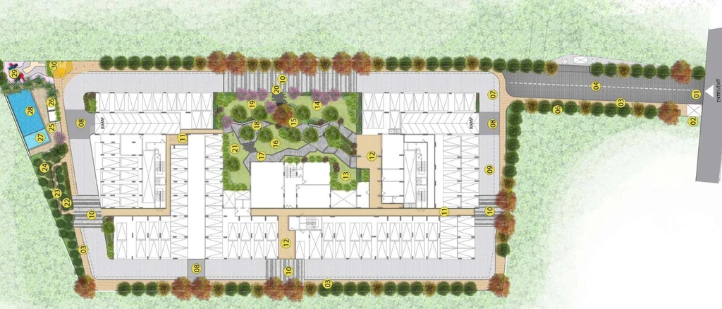 Master Plan of Manbhum Home Tree in Kompally, Hyderabad - Image 66312