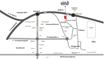 Location of Praneeth Jaagruthi Elite - Image 66289