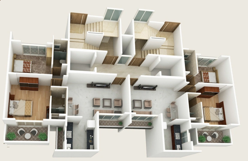 Floor Plan of Tricity Enclave in Ulwe, Navi Mumbai - Image 66421