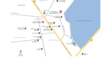Location of Sobha Waterfront - Image 66255