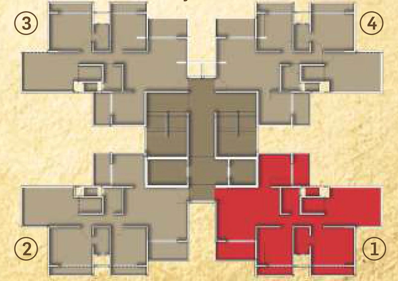 Floor Plan of Tricity Pristine in Kharghar, Navi Mumbai - Image 66642
