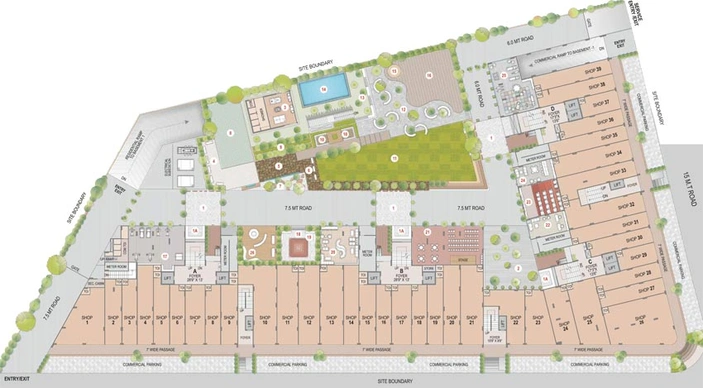 Master Plan of Shikhar Aadhya Arambh in Ghatlodiya, Ahmedabad - Image 68588