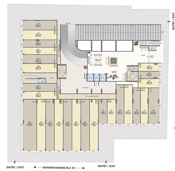 Master Plan of Shakti One Luxuria in Kopar Khairane, Navi Mumbai - Image 66658