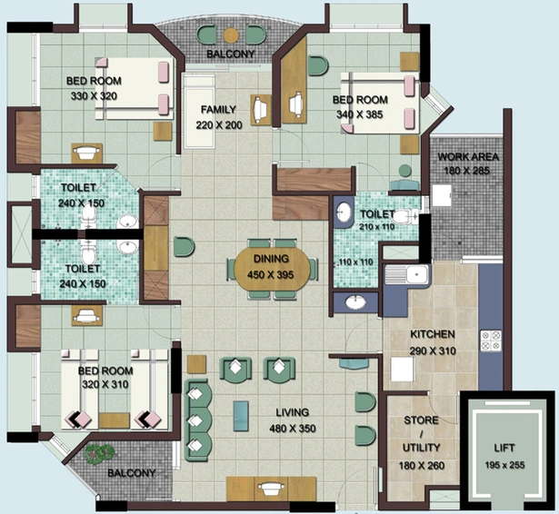 3 BHK Flat in CVC Neo Abana in Kakkanad, Kochi - Image 561107