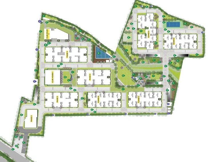 Master Plan of Sumadhuras Gardens By The Brook in Shamshabad, Hyderabad - Image 66533