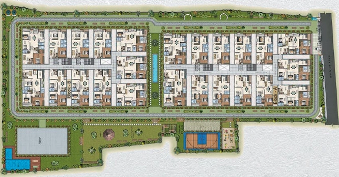 Master Plan of Sophists Myra in Kompally, Hyderabad - Image 67067