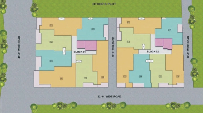 Master Plan of Ambesten Twin County in Sector 1, Greater Noida - Image 67587