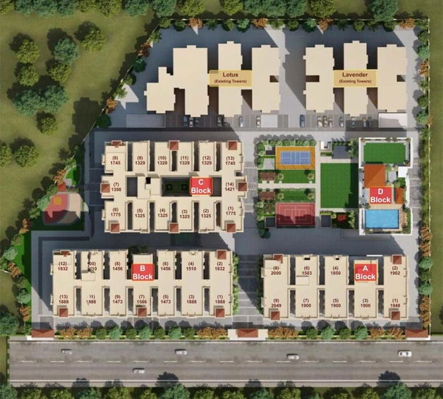 Master Plan of SVC Indraprastha in Secunderabad, Hyderabad - Image 67022