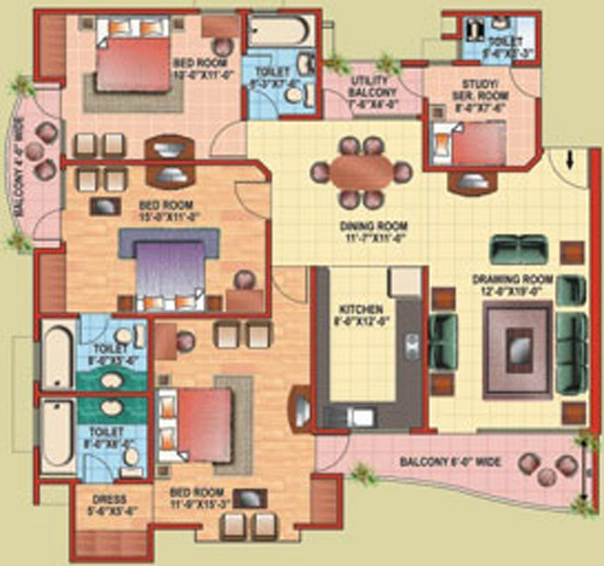 3 BHK Flat in Eldeco Citadel in Sector 1, Greater Noida - Image 566986
