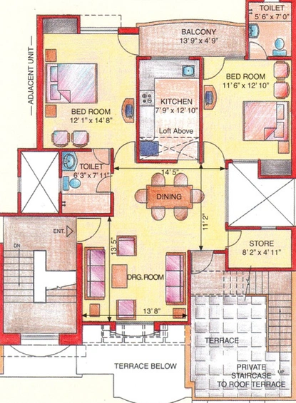 2 BHK Flat in Eldeco Green Meadows in Pi I & II, Greater Noida - Image 567020