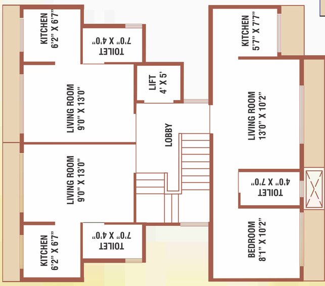 Floor Plan of Shivesh Aura in Ulwe, Navi Mumbai - Image 67406
