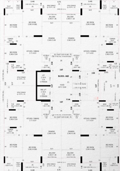 Floor Plan of Adani Augusta in Tragad, Ahmedabad - Image 68300