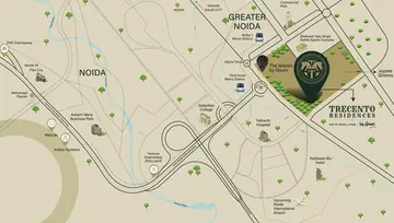 Location of Gaur Golf Trecento Residences - Image 67659