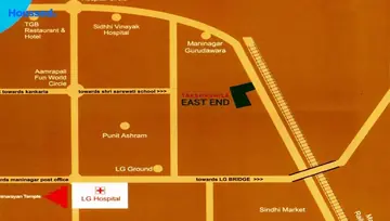 Location of Takshashila East End - Image 69075