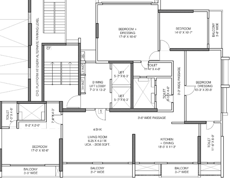 4 BHK Flat in Asshna Sea Bliss in Andheri West, Mumbai - Image 563837