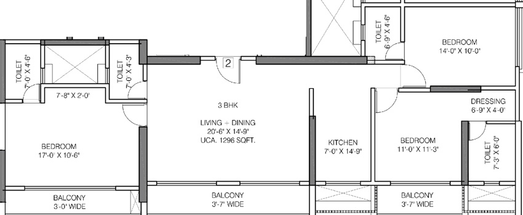 3 BHK Flat in Asshna Sea Bliss in Andheri West, Mumbai - Image 563835