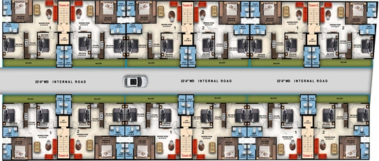 Floor Plan of Aniket Antalya Heights in Noida Extention, Greater Noida - Image 99019