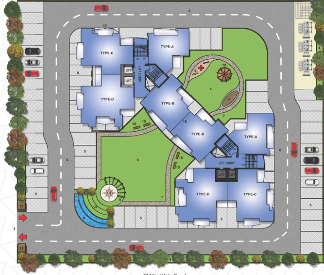 Master Plan of Spacetech Edana in Alpha 1, Greater Noida - Image 106726