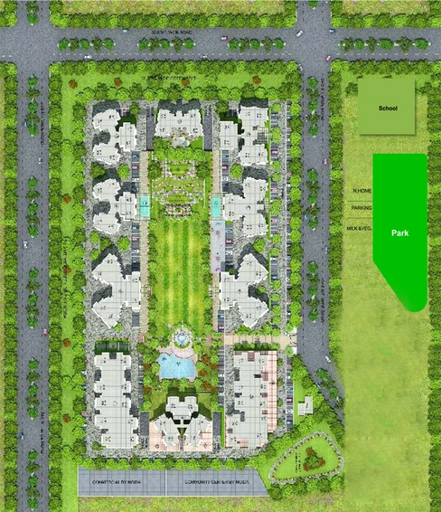 Master Plan of Gaur Grandeur in Sector 119, Noida - Image 67470