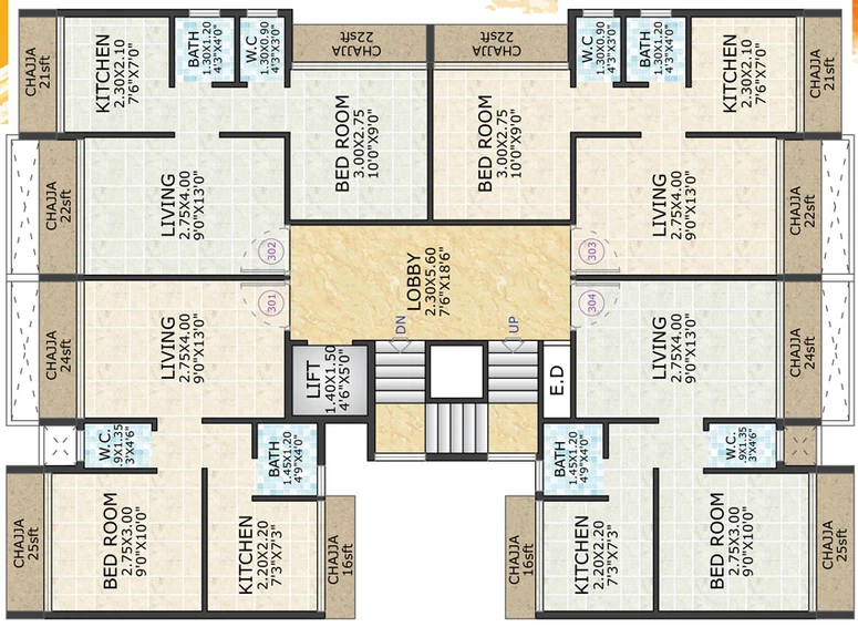 Floor Plan of Aniruddha Niwas in Ulwe, Navi Mumbai - Image 67355