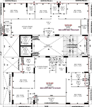 Floor Plan of Nishka Arjun Arena in Naranpura, Ahmedabad - Image 68612