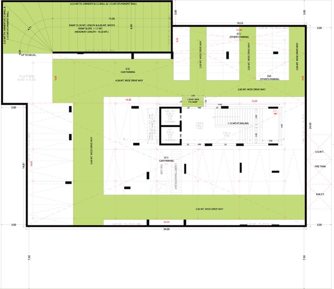 Master Plan of Nishka Arjun Arena in Naranpura, Ahmedabad - Image 68613