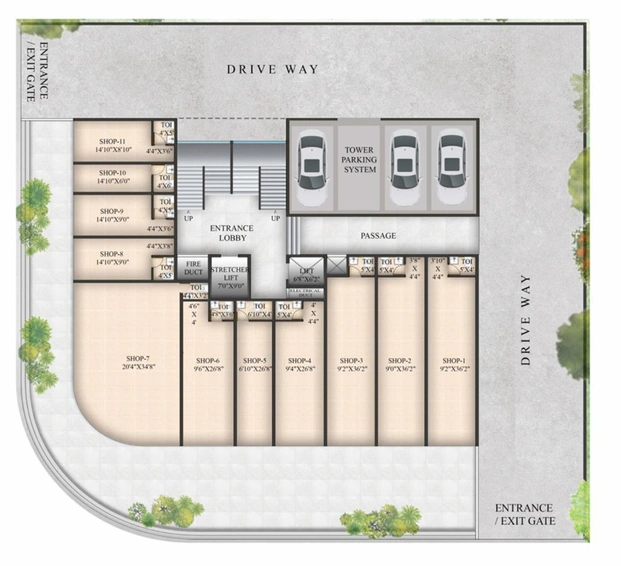 Master Plan of Surya Vista Heights in Ulwe, Navi Mumbai - Image 67174