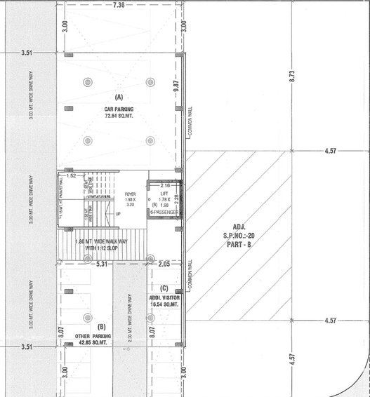 Master Plan of Jalaram Paarijat in New Maninagar, Ahmedabad - Image 69102