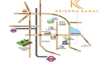 Location of JSM Krishna Kamal - Image 67184