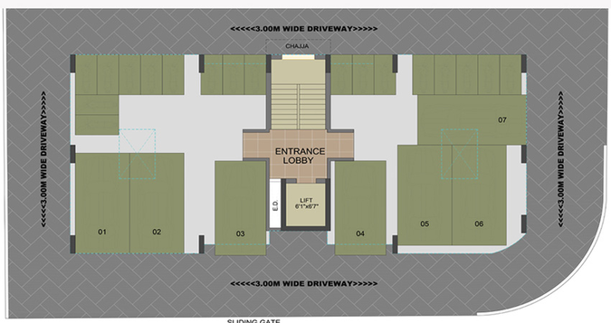 Master Plan of JSM Krishna Kamal in Panvel, Navi Mumbai - Image 67186